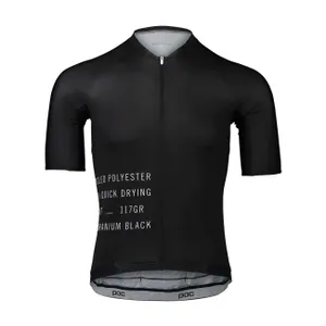 POC Cyklistický dres s krátkym rukávom - PRISTINE PRINT - čierna POC Cyklistický dres s krátkym rukávom - PRISTINE PRINT - čierna
