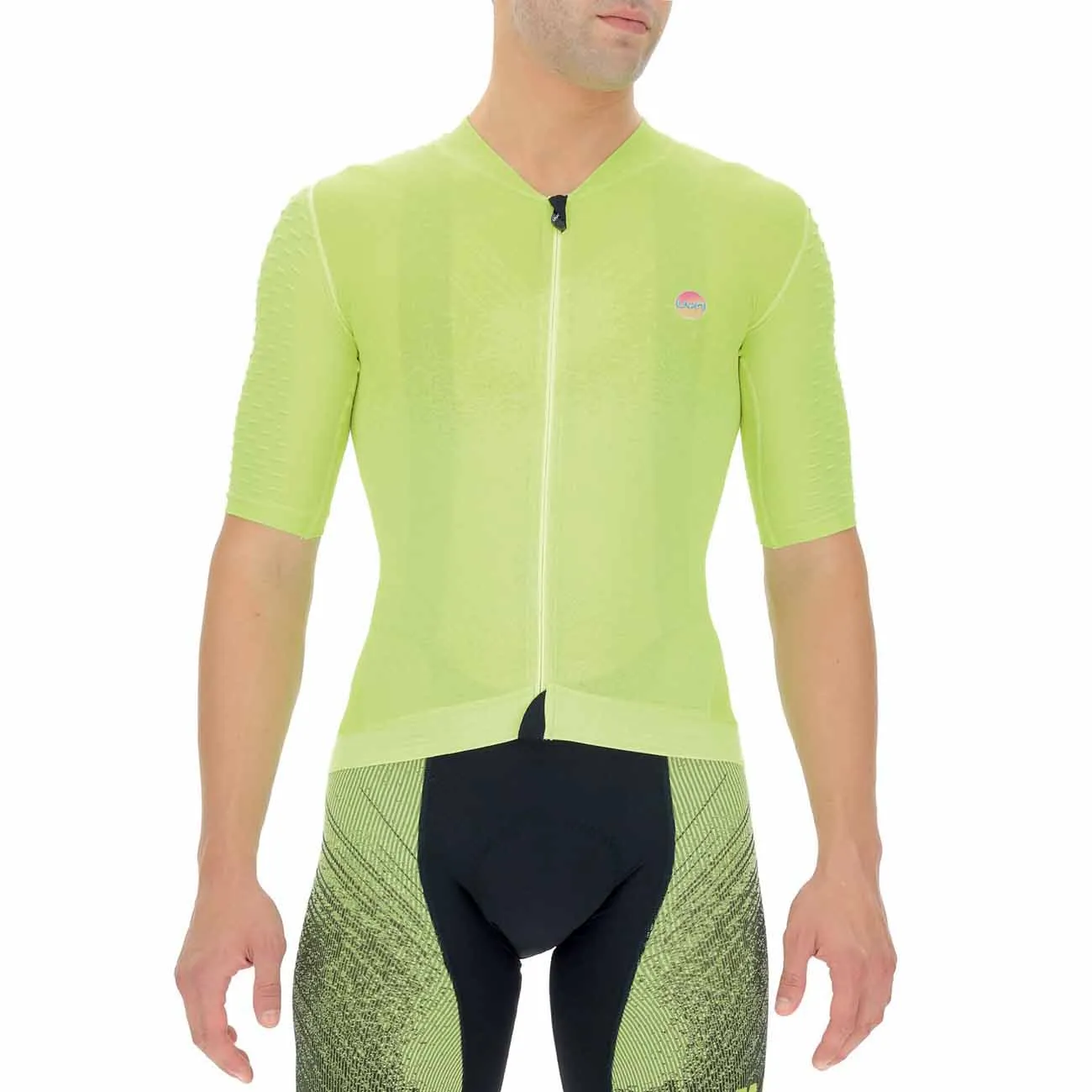 UYN Cyklistický dres s krátkym rukávom - BIKING AIRWING - žltá UYN Cyklistický dres s krátkym rukávom - BIKING AIRWING - žltá