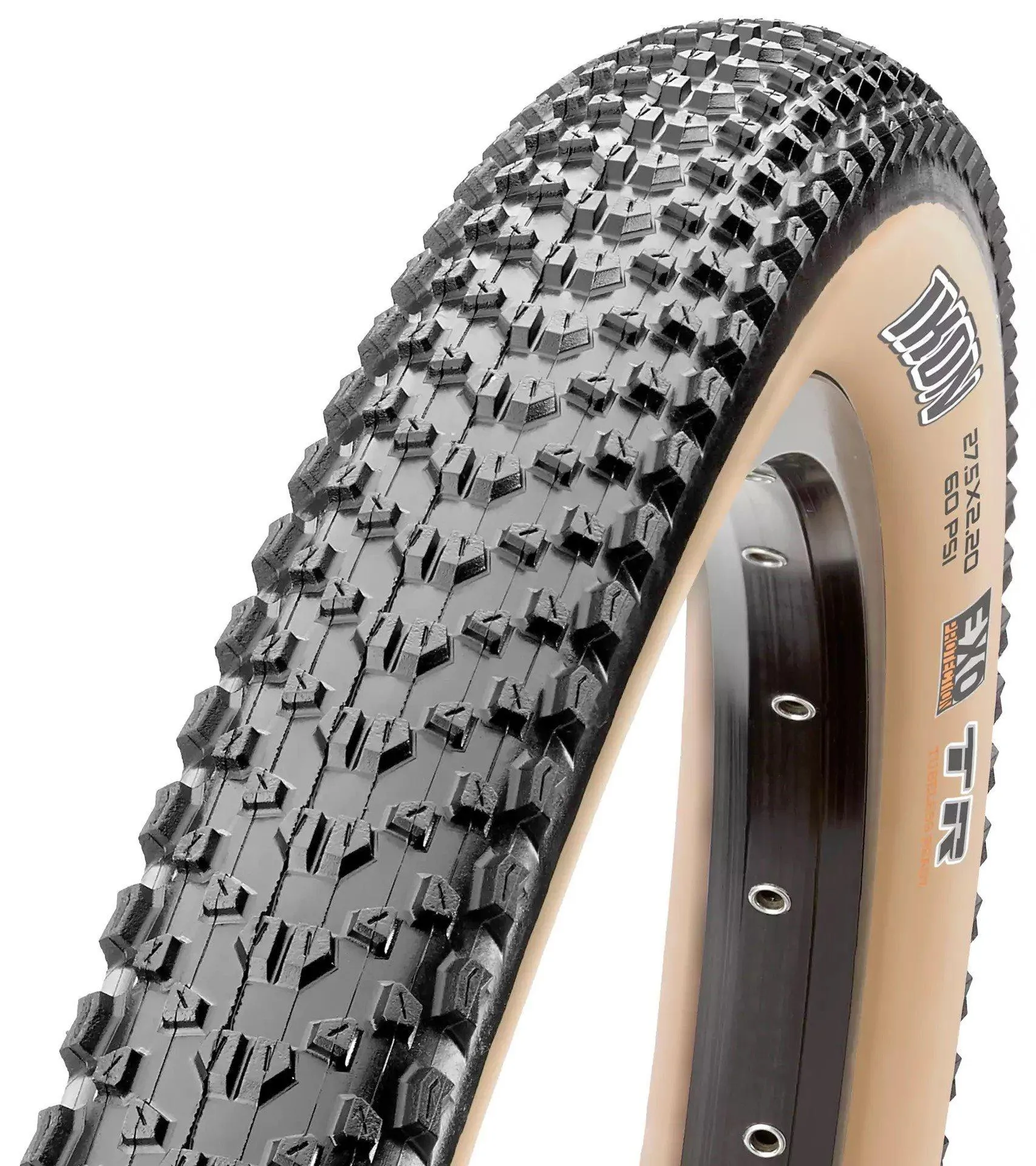 Maxxis Ikon 2.20 Kevlar EXO TR Tanwall , Plášť, Velikosť: 29 Maxxis Ikon 2.20 Kevlar EXO TR Tanwall , Plášť, Velikosť: 29
