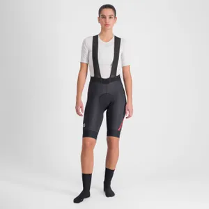 SPORTFUL Cyklistické nohavice krátke s trakmi - FIANDRE NORAIN - čierna SPORTFUL Cyklistické nohavice krátke s trakmi - FIANDRE NORAIN - čierna