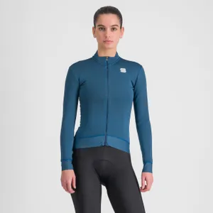 SPORTFUL Cyklistický dres s dlhým rukávom zimný - MONOCROM THERMAL - modrá SPORTFUL Cyklistický dres s dlhým rukávom zimný - MONOCROM THERMAL - modrá