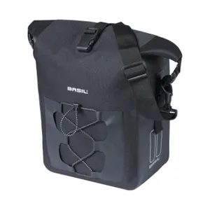 BASIL Cyklistická taška - NAVIGATOR WATERPROOF M - čierna BASIL Cyklistická taška - NAVIGATOR WATERPROOF M - čierna