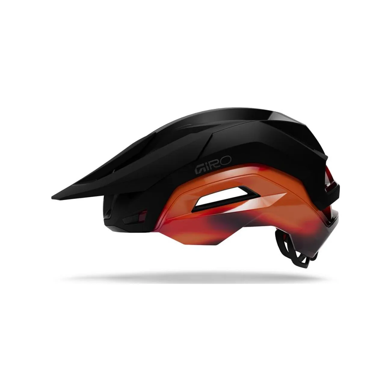 GIRO Cyklistická prilba - MONTARO PRO SPHERICAL - čierna/oranžová GIRO Cyklistická prilba - MONTARO PRO SPHERICAL - čierna/oranžová