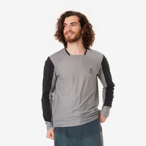 Športy > Cyklistika > Cyklistické oblečenie > Pánske cyklistické oblečenie > Pánske cyklistické dresy a tričká > Pánske cyklistické dresy a tričká s dlhým rukávom - Pánsky dres EXPL 100 na horskú cyklistiku s dlhým rukávom sivočierny Športy > Cyklistika > Cyklistické oblečenie > Pánske cyklistické oblečenie > Pánske cyklistické dresy a tričká > Pánske cyklistické dresy a tričká s dlhým rukávom - Pánsky dres EXPL 100 na horskú cyklistiku s dlhým rukávom sivočierny