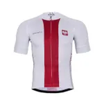 BONAVELO Cyklistický dres s krátkym rukávom - POLAND I. - biela/červená BONAVELO Cyklistický dres s krátkym rukávom - POLAND I. - biela/červená
