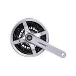 SHIMANO kľuky s prevodníkom - TOURNEY TY501 170mm 42/34/24 - strieborná SHIMANO kľuky s prevodníkom - TOURNEY TY501 170mm 42/34/24 - strieborná