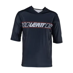 LEATT Cyklistický dres s krátkym rukávom - MTB ENDURO 3.0 - čierna LEATT Cyklistický dres s krátkym rukávom - MTB ENDURO 3.0 - čierna
