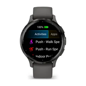 GARMIN smart hodinky - VENU 3S - šedá GARMIN smart hodinky - VENU 3S - šedá