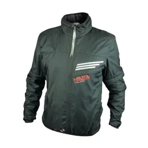 HAVEN Cyklistická vetruodolná bunda - TREMALZO - čierna HAVEN Cyklistická vetruodolná bunda - TREMALZO - čierna