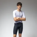 ALÉ Cyklistická kombinéza - TRIATHLON FOCUS - biela/čierna ALÉ Cyklistická kombinéza - TRIATHLON FOCUS - biela/čierna