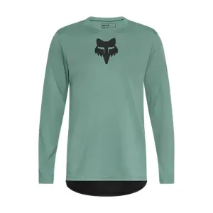 FOX Cyklistický dres s dlhým rukávom letný - RANGER LS HEAD - zelená FOX Cyklistický dres s dlhým rukávom letný - RANGER LS HEAD - zelená