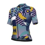 ALÉ Cyklistický dres s krátkym rukávom - PR-E GAMES - ružová/tyrkysová/žltá ALÉ Cyklistický dres s krátkym rukávom - PR-E GAMES - ružová/tyrkysová/žltá