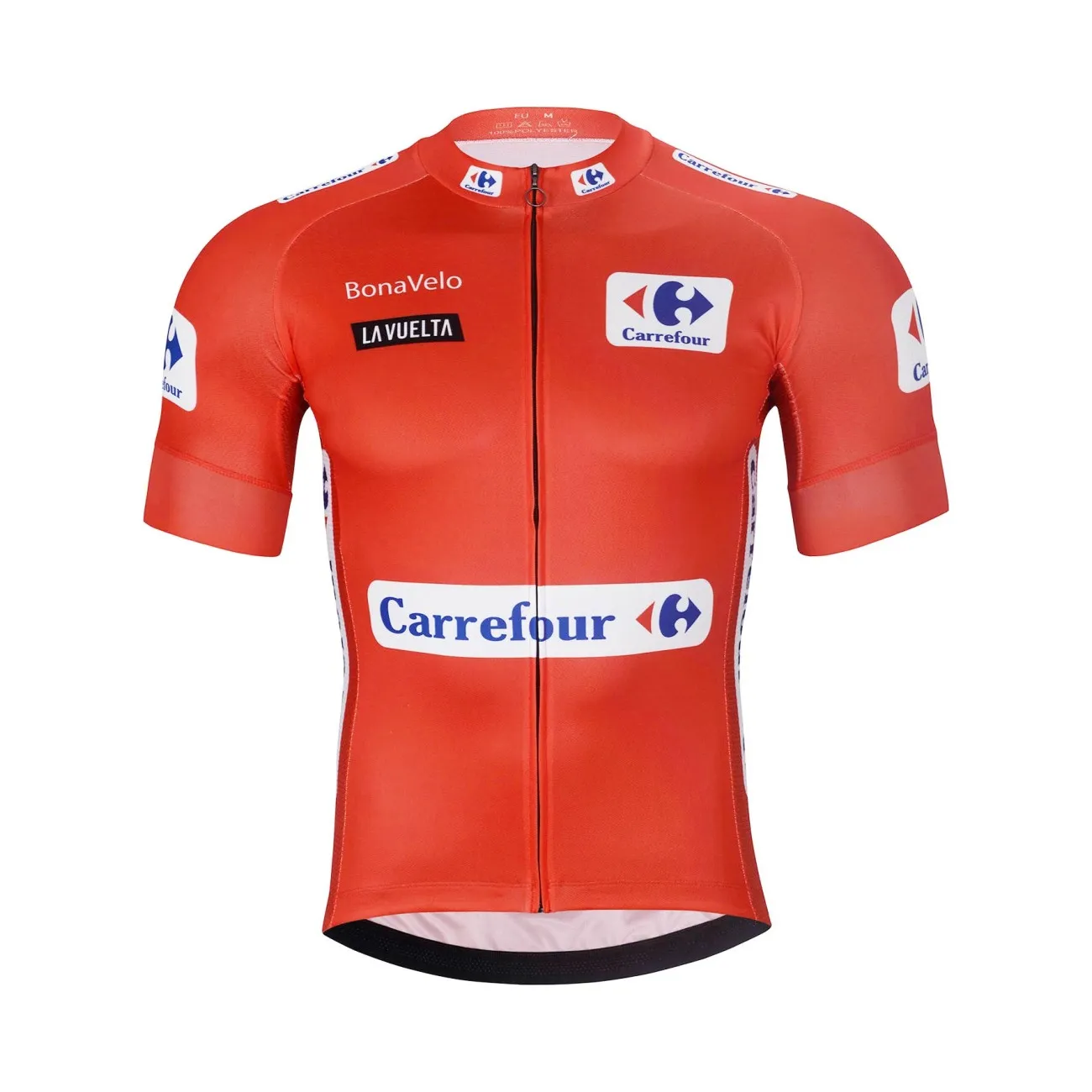 BONAVELO Cyklistický dres s krátkym rukávom - LA VUELTA - červená BONAVELO Cyklistický dres s krátkym rukávom - LA VUELTA - červená