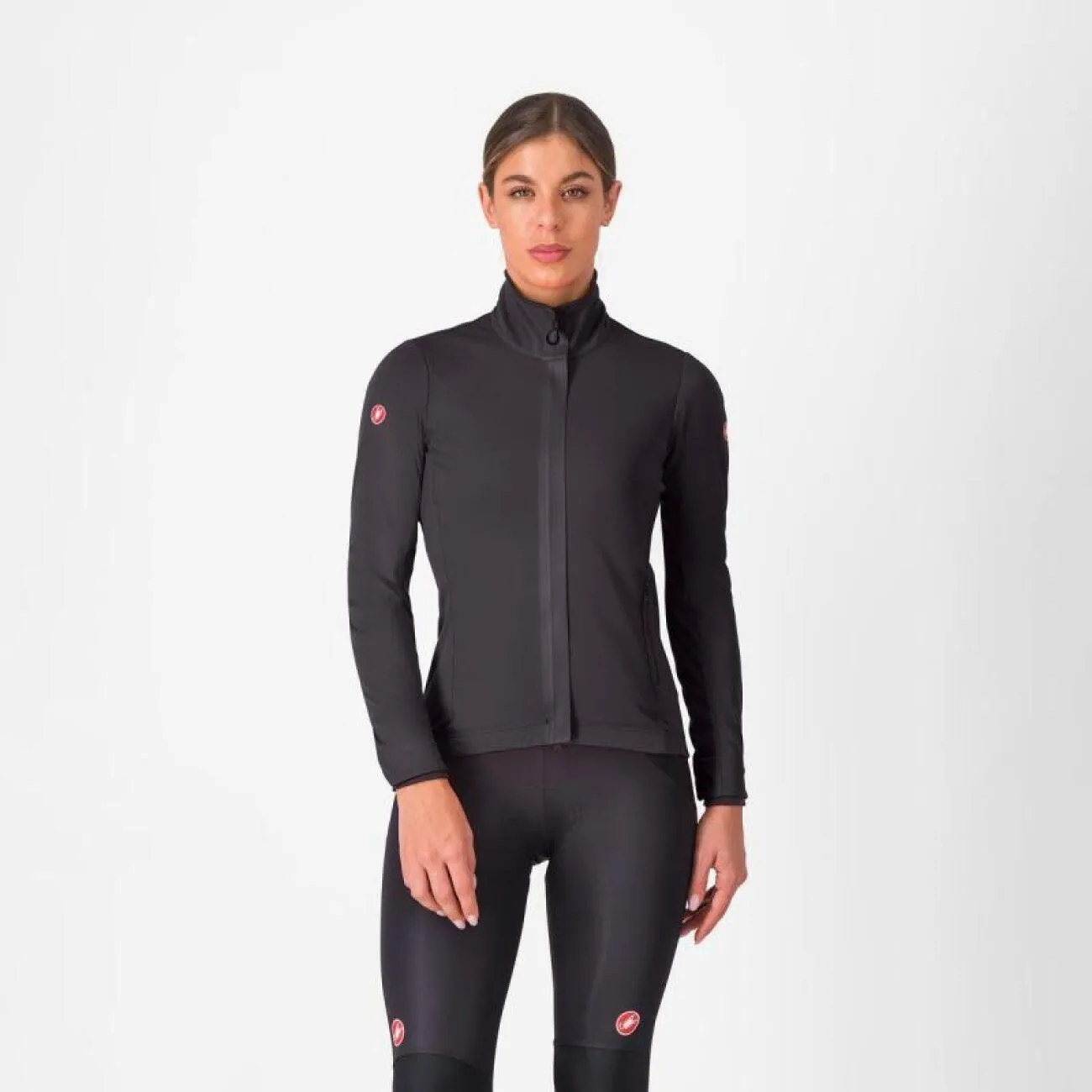 CASTELLI Cyklistická zateplená bunda - ALPHA 150 W - čierna CASTELLI Cyklistická zateplená bunda - ALPHA 150 W - čierna