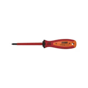 UNIOR skrutkovač - SCREWDRIVER VDE TBI PH2 x 100 - červená UNIOR skrutkovač - SCREWDRIVER VDE TBI PH2 x 100 - červená