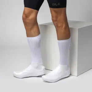 ALÉ Cyklistické návleky na tretry - WHIZZY SHOECOVER - biela ALÉ Cyklistické návleky na tretry - WHIZZY SHOECOVER - biela