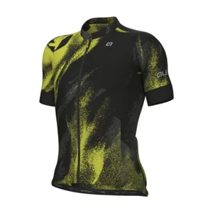 ALÉ Cyklistický dres s krátkym rukávom - TRACE PRAGMA - zelená/čierna ALÉ Cyklistický dres s krátkym rukávom - TRACE PRAGMA - zelená/čierna