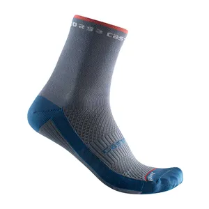 CASTELLI Cyklistické ponožky klasické - ROSSO CORSA 11 LADY - modrá CASTELLI Cyklistické ponožky klasické - ROSSO CORSA 11 LADY - modrá