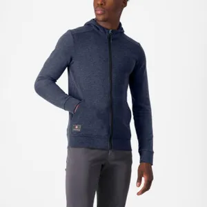 CASTELLI mikina - MILANO 2 FULL ZIP FLEECE - modrá CASTELLI mikina - MILANO 2 FULL ZIP FLEECE - modrá
