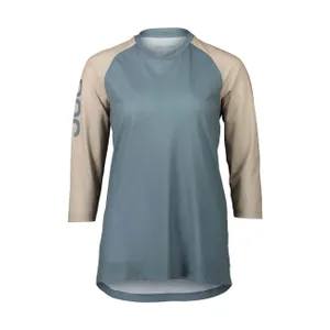 POC Cyklistický dres s krátkym rukávom - MTB PURE 3/4 LADY - svetlo modrá/béžová POC Cyklistický dres s krátkym rukávom - MTB PURE 3/4 LADY - svetlo modrá/béžová