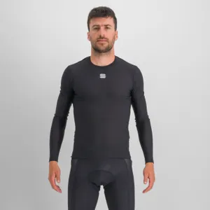 SPORTFUL Cyklistické tričko s dlhým rukávom - BODYFIT PRO - čierna SPORTFUL Cyklistické tričko s dlhým rukávom - BODYFIT PRO - čierna