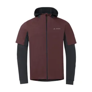 VAUDE mikina - ALL YEAR MOAB - bordová/čierna VAUDE mikina - ALL YEAR MOAB - bordová/čierna