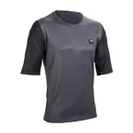 LEATT Cyklistický dres s krátkym rukávom - MTB ENDURO 3.0 - šedá/čierna LEATT Cyklistický dres s krátkym rukávom - MTB ENDURO 3.0 - šedá/čierna