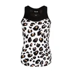 RIVANELLE Cyklistický dres bez rukávov - WILDCAT BELLA - biela/viacfarebná RIVANELLE Cyklistický dres bez rukávov - WILDCAT BELLA - biela/viacfarebná