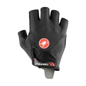 CASTELLI Cyklistické rukavice krátkoprsté - ARENBERG GEL 2 - čierna CASTELLI Cyklistické rukavice krátkoprsté - ARENBERG GEL 2 - čierna