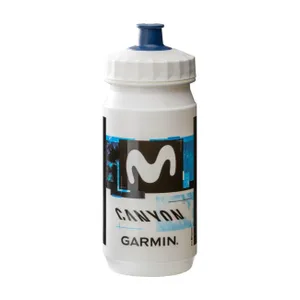 TACX Cyklistická fľaša na vodu - MOVISTAR 2025 - biela/čierna TACX Cyklistická fľaša na vodu - MOVISTAR 2025 - biela/čierna
