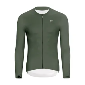 HOLOKOLO Cyklistický dres s dlhým rukávom letný - ELEVATE - zelená HOLOKOLO Cyklistický dres s dlhým rukávom letný - ELEVATE - zelená