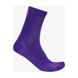CASTELLI Cyklistické ponožky klasické - ESPRESSO 2 W - fialová CASTELLI Cyklistické ponožky klasické - ESPRESSO 2 W - fialová