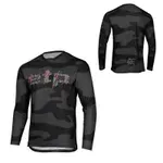 Pánsky cyklistický dres s dlhým rukávom Etape Rocky čierna/červená - XXL Pánsky cyklistický dres s dlhým rukávom Etape Rocky čierna/červená - XXL