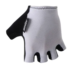 SANTINI Cyklistické rukavice krátkoprsté - BRISK - biela SANTINI Cyklistické rukavice krátkoprsté - BRISK - biela