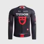 SPORTFUL Cyklistický dres s dlhým rukávom letný - TUDOR SUPERNOVA - čierna SPORTFUL Cyklistický dres s dlhým rukávom letný - TUDOR SUPERNOVA - čierna