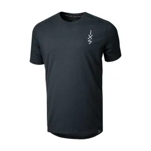 IXS Cyklistické tričko s krátkym rukávom - FLOW 1.0 TECH TEE - čierna IXS Cyklistické tričko s krátkym rukávom - FLOW 1.0 TECH TEE - čierna