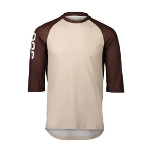 POC Cyklistický dres s krátkym rukávom - MTB PURE 3/4 - hnedá/béžová POC Cyklistický dres s krátkym rukávom - MTB PURE 3/4 - hnedá/béžová