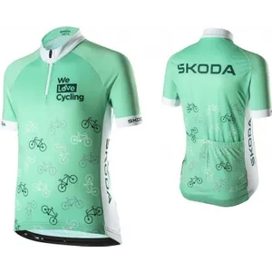 Šport a outdoor | Cyklistika | Oblečenie | Cyklodresy - Škoda detský cyklistický dres 110 – 116 Šport a outdoor | Cyklistika | Oblečenie | Cyklodresy - Škoda detský cyklistický dres 110 – 116
