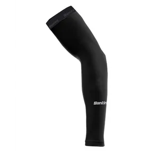 SANTINI Cyklistické návleky na ruky - TOTUM - čierna SANTINI Cyklistické návleky na ruky - TOTUM - čierna