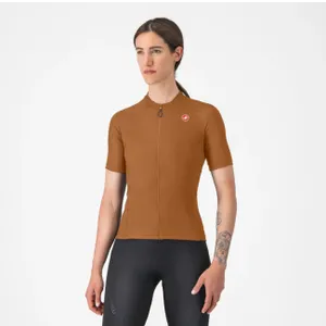 CASTELLI Cyklistický dres s krátkym rukávom - LIBERA 2 - hnedá CASTELLI Cyklistický dres s krátkym rukávom - LIBERA 2 - hnedá