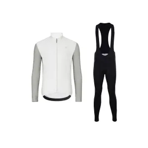 HOLOKOLO Cyklistický dlhý dres a nohavice - PERFORMANCE WINTER - čierna/oranžová HOLOKOLO Cyklistický dlhý dres a nohavice - PERFORMANCE WINTER - čierna/oranžová