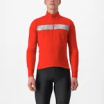 CASTELLI Cyklistická zateplená bunda - RADOPPIA 3 - červená CASTELLI Cyklistická zateplená bunda - RADOPPIA 3 - červená