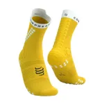 COMPRESSPORT Cyklistické ponožky klasické - PRO RACING SOCKS V4.0 TRAIL - žltá COMPRESSPORT Cyklistické ponožky klasické - PRO RACING SOCKS V4.0 TRAIL - žltá