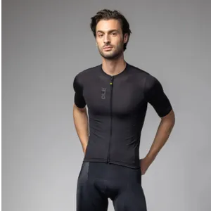 ALÉ Cyklistický dres s krátkym rukávom - COLOR BLOCK PRAGMA - čierna ALÉ Cyklistický dres s krátkym rukávom - COLOR BLOCK PRAGMA - čierna