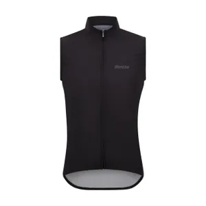 SANTINI Cyklistická vesta - RTR WIND - čierna SANTINI Cyklistická vesta - RTR WIND - čierna
