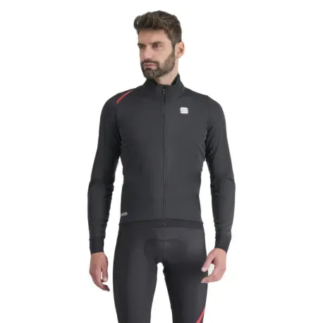 Pánska cyklistická bunda SPORTFUL Fiandre jacket, black Pánska cyklistická bunda SPORTFUL Fiandre jacket, black