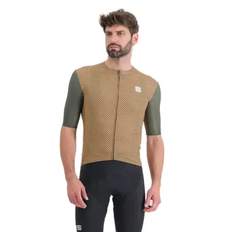 Pánsky cyklistický dres s krátkym rukávom SPORTFUL Checkmate jersey, beetle papaya Pánsky cyklistický dres s krátkym rukávom SPORTFUL Checkmate jersey, beetle papaya