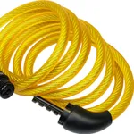 Šport a outdoor | Cyklistika | Cyklodoplnky | Zámky - Richter Czech RL.567.8x1800.ZLU oceľový kódový lankový zámok, 8 × 1800 mm Šport a outdoor | Cyklistika | Cyklodoplnky | Zámky - Richter Czech RL.567.8x1800.ZLU oceľový kódový lankový zámok, 8 × 1800 mm