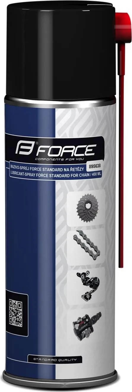 Šport a outdoor | Cyklistika | Čistiace a mazacie prostriedky | Mazivá a oleje - Force mazivo-sprej na reťaz Standard 400 ml Šport a outdoor | Cyklistika | Čistiace a mazacie prostriedky | Mazivá a oleje - Force mazivo-sprej na reťaz Standard 400 ml