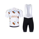 BONAVELO Cyklistický krátky dres a krátke nohavice - AG2R LA MONDIALE - čierna/viacfarebná BONAVELO Cyklistický krátky dres a krátke nohavice - AG2R LA MONDIALE - čierna/viacfarebná